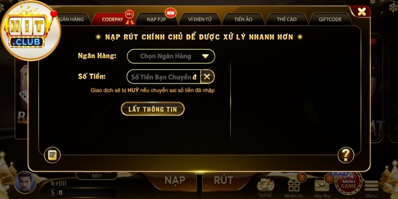 Cách Nạp Tiền Hitclub Và Hướng Dẫn Giao Dịch Nhanh 2026 4 Cách Nạp Tiền Hitclub Và Hướng Dẫn Giao Dịch Nhanh 2026
