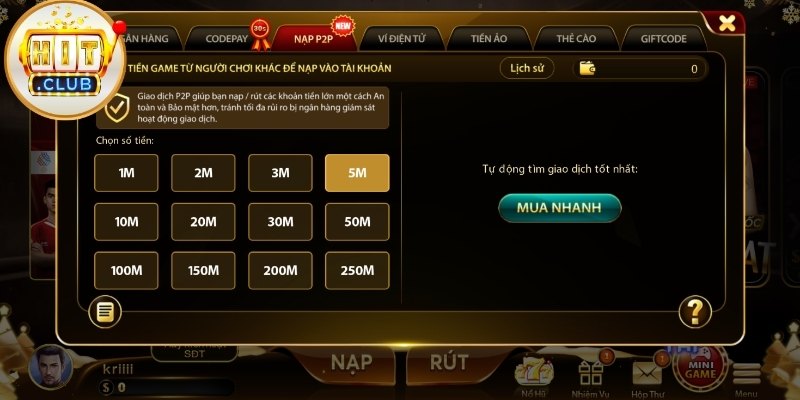 Cách Nạp Tiền Hitclub Và Hướng Dẫn Giao Dịch Nhanh 2026 3 Cách Nạp Tiền Hitclub Và Hướng Dẫn Giao Dịch Nhanh 2026
